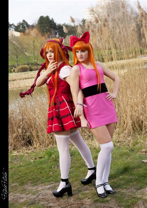 Blossom And Berzerk S Cosplay From Powerpuff Girls By Miho