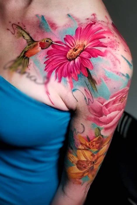 pin on watercolor tattoos for women