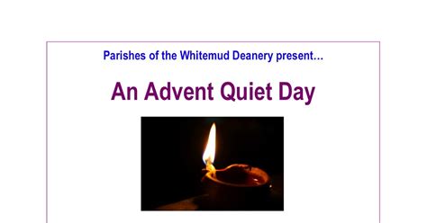 st margarets anglican church advent quiet day november