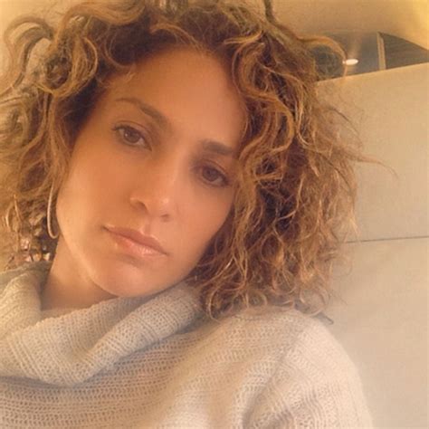 jennifer lopez reveals her naturally curly hair texture glamour