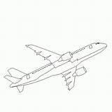 Airbus Coloring Airplane Drawing Designlooter Boing Vehicles Tags Cars sketch template