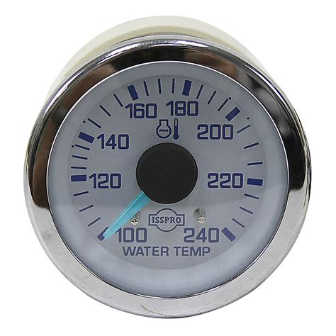 volt dc water temperature gauge   degrees  sensor  harness automotive gauges