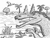 Suchomimus Ornithocheirus sketch template