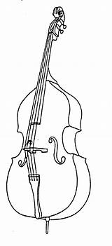 Bass Instrument String Clipart Double Drawing Violin Upright Music Instruments Clip Orchestra Scroll Stand Draw Cello Guitar Bobbi Morris 6th sketch template