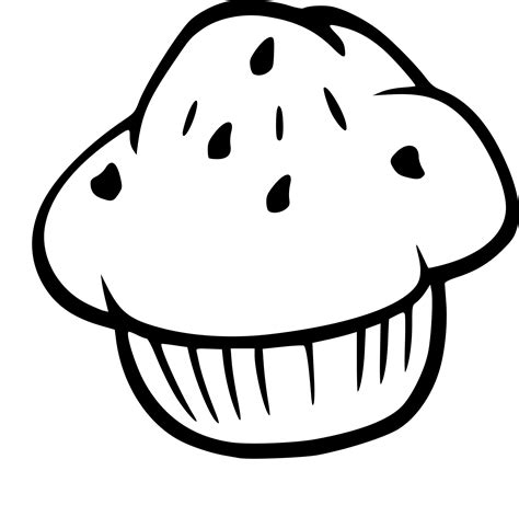 coloriage muffin  imprimer