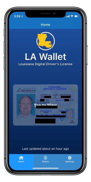 review la wallet digital version   louisiana drivers license