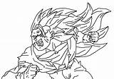 Coloring Goku Super Saiyan Pages Popular Coloringhome Library Clipart sketch template