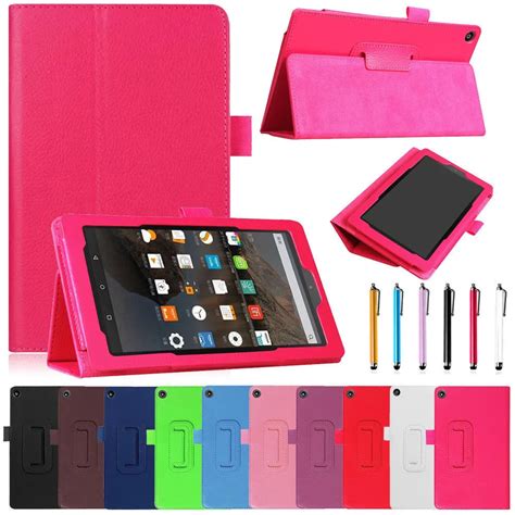 smart case  amazon kindle fire hd    gen ultra slim puleather case cover stand smart