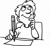 Escritor Manually Examen Scrittura Creativa Personaggio écriture Notepad Steps Writers Scrivere sketch template