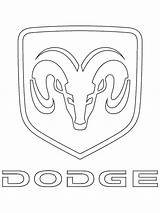 Logo Dodge Colouring Pages Car Coloringpage Ca Brands Colour Check Category sketch template