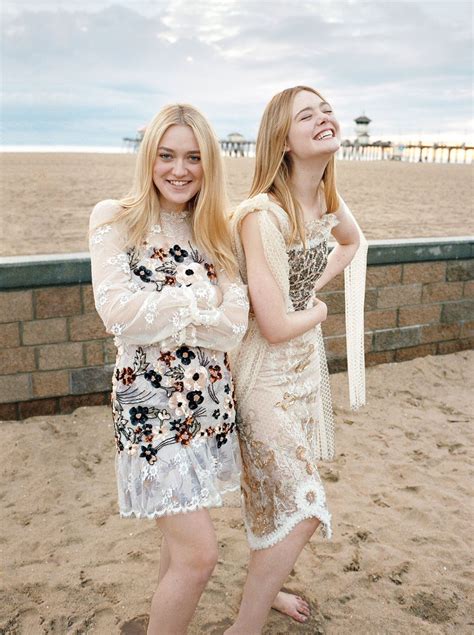 elle fanning and dakota fanning photoshoot for vogue march 2017 celebrity nude leaked