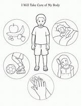Body Coloring Pages Parts Human Healthy Preschool Care Kids Take Icarly Printable Will Colouring Worksheet Bodies Kindergarten Taking Print Winn sketch template