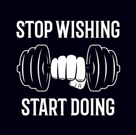 sport inspiring workout  fitness gym motivation quote illustration