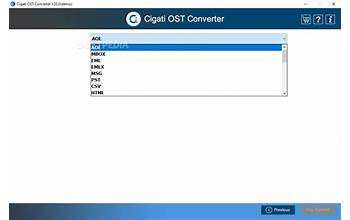 Cigati OLM to PST Converter screenshot #6