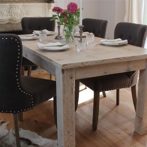 handcrafted reclaimed wood dining table