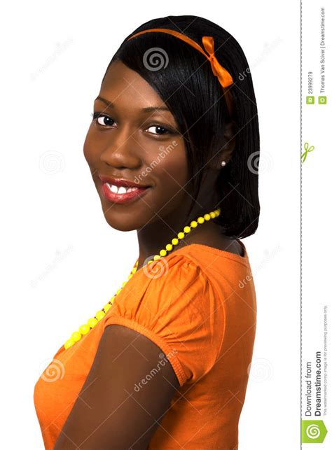 pretty black teen girl royalty free stock images image