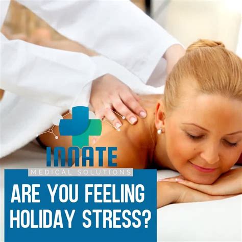research shows that massage therapy can relieve holiday stress