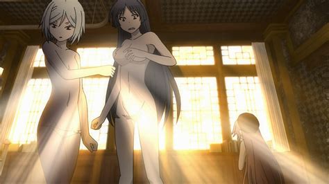 trinity seven nude beach anime sankaku complex