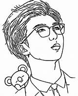Rm Jungkook Coloriage Morningkids Coloriages 2137 sketch template
