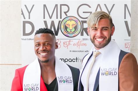 sa gets its first mr gay world south africa ‘of colour in bonginkosi