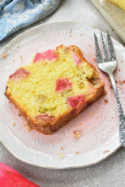easy rhubarb cake quick  easy everyday delicious
