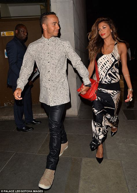 Nicole Scherzinger And Lewis Hamilton Look Loved Up As They Go On