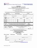 Pictures of Hospital Discharge Form