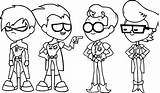 Robin Coloring Pages Teen Titans Go Getcolorings sketch template
