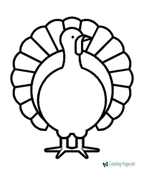 thanksgiving coloring pages turkey sheet  color