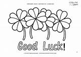 Luck Good Coloring Pages Printable Getdrawings Color Getcolorings sketch template