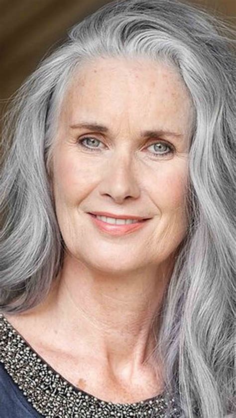eternal beauty in 2020 silver white hair long gray hair
