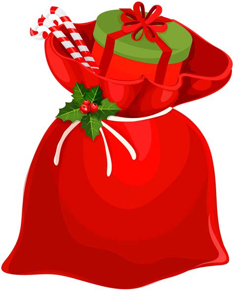 christmas bag clipart   cliparts  images  clipground