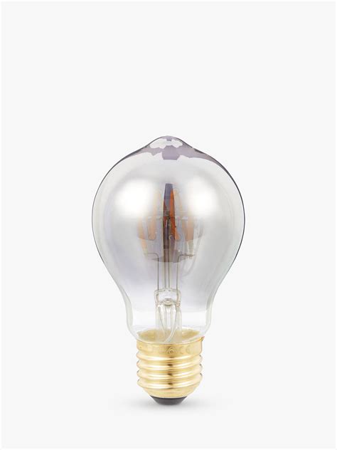 calex  es led dimmable flexible filament classic bulb smoke  john lewis partners