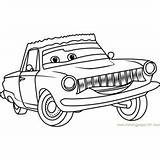 Cars Coloring Eze Rust Pages King Rusty Aka Weathers Strip Coloringpages101 sketch template
