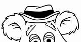 Bear Fozzie Face Coloring Pages Muppets sketch template