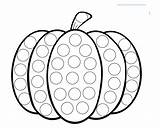 Dot Pumpkin Pages Do Printable Marker Worksheet Coloring Halloween Printables Preschool Worksheets Activities Fall Kids Theresourcefulmama Print Clipart Crafts Dots sketch template