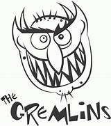 Gremlins sketch template