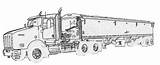 Cattle Cooloring Wheeler Trailers Hauler sketch template