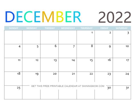 december  calendar printable gif  gallery pics