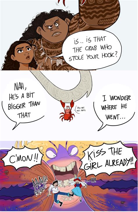 wrong crab moana know your meme