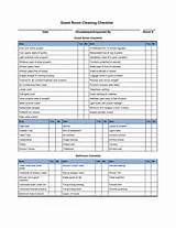 Template For Office Cleaning Checklist Pictures