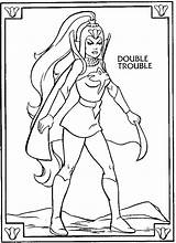 Coloring Ra She Book Pages Trouble Double Power Princess Books Activity Who Golden 1985 Printable Crafty Characters 80s Princesses He sketch template