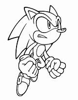 Sonic Coloring Pages Hedgehog Printable Print Spiderman Color sketch template