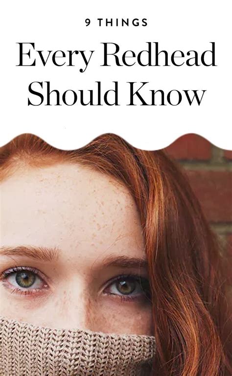 9 things every redhead should know red hair tips red hair makeup