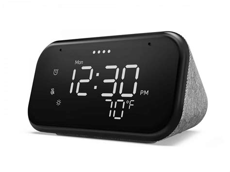 lenovo smart clock essential    alarm clock  google assistant