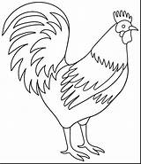 Rooster Coloring Pages Printable Chicken Kids Adults Color Clipart Year Print Drawing Roosters Baby Colouring Template Printcolorcraft Chinese Animals Draw sketch template