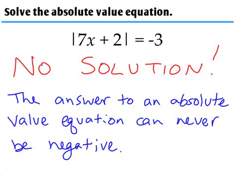 solving absolute  equations ms zeilstras math classes