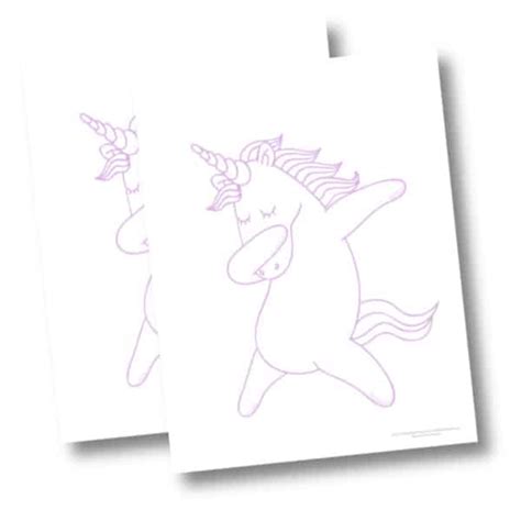 printable unicorn coloring pages  kids