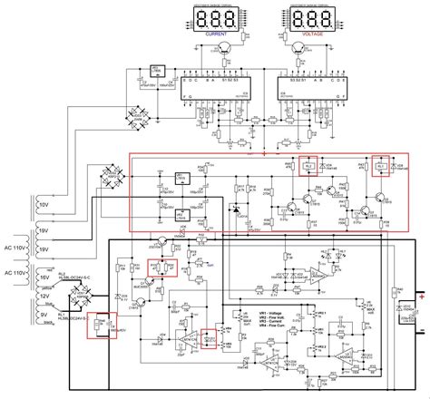 circuit analysis   understanding  power supply schematic