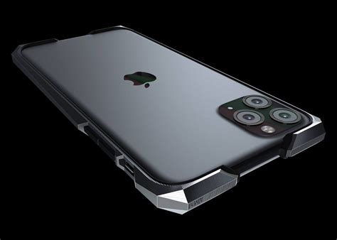 Luxos Â® For Apple iPhone 11 Pro Max Glassy Transparent Hard Case with